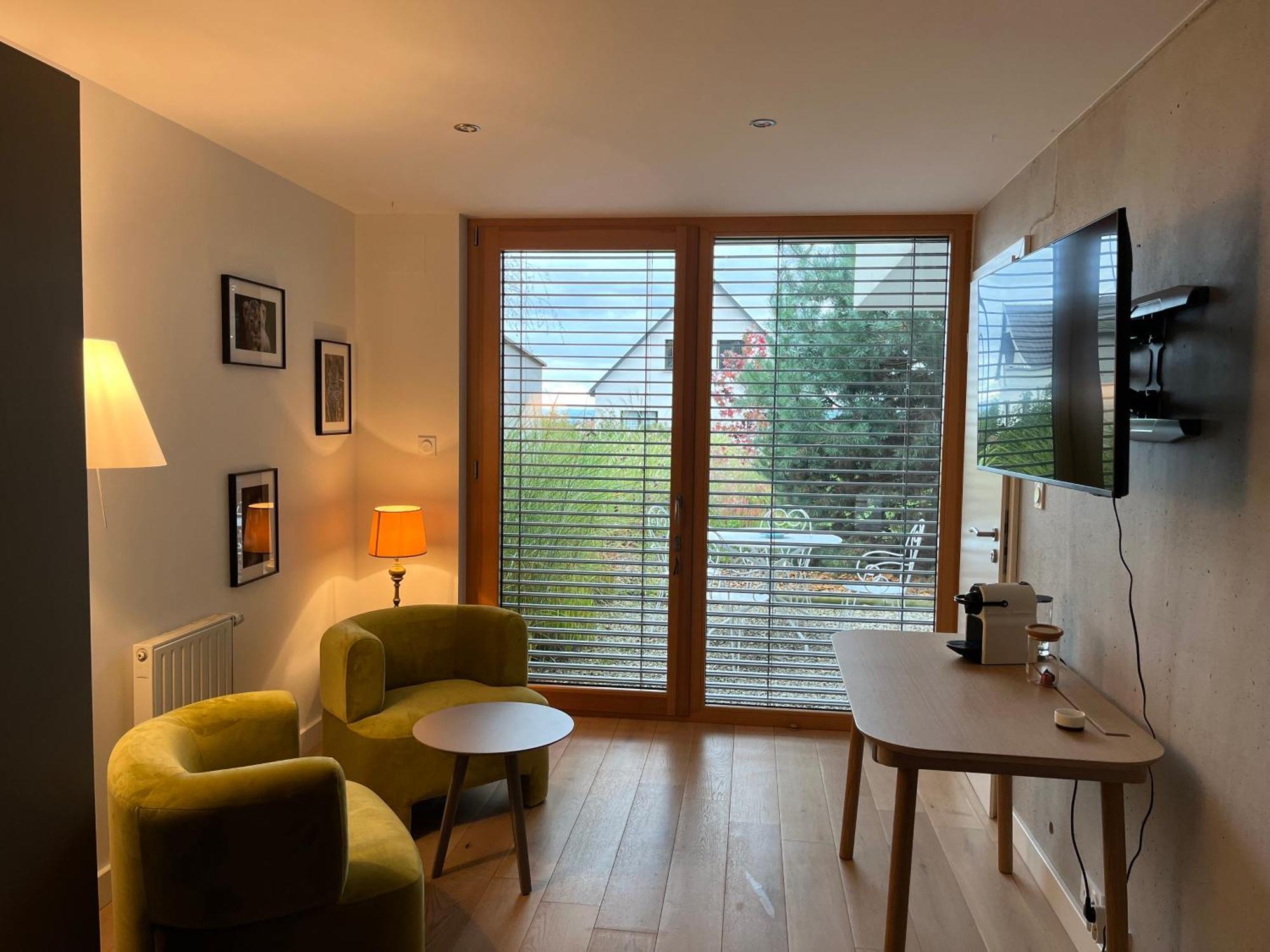 Chambre Double 2 P Luxe Aux Vignes Lovees, Entree Independante รีควีร์ ภายนอก รูปภาพ